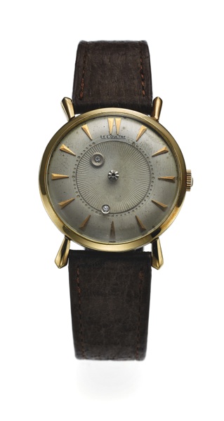 LECOULTRE MYSTERY YELLOW GOLD.LeCoultre, Mystery, cased and timed in the U.S.A, No. 1183368, case No. 598088, Ref. 182. Made circa 1960..Fine and rare, 14K yellow gold and diamond mystery wristwatch..To be sold without reserve
