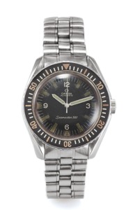 OMEGA REF.165.024 SEAMASTER 300. Omega, “Seamaster 300”, Automatic, No. 23475891. Ref. 165.024. Made in the 1964.. Fine, center-seconds, self-winding, water-resistant, diver’s. wristwatch with Omega link bracelet.