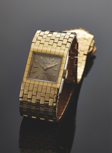 ROLEX REF. 8209 BELT BRACELET. Rolex, “Precision,” Ref. 8209. Made in the 1960s.. Fine and rare, 18K yellow gold lady’s wristwatch with an integral. 18K yellow gold Rolex bracelet in the shape of a belt and buckle.