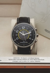 JAEGER LECOULTRE REF. 181.8.97 ASTON MARTIN AMVOX 1 LIMITED EDITION PLATINUM. Jaeger-LeCoultre, Amvox 1 - Alarm, Aston Martin Limited Series. 1000-hour control,” No. 112 / 150, Ref. 181.8.97. Made in a. limited edition of 150 pieces to celebrate the 40th 