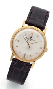 VACHERON CONSTANTIN Vers 1950 VACHERON CONSTANTIN Vers 1950 Ref 6406 Belle montre extra plate en or jaune