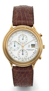 AUDEMARS PIGUET Vers 1990 AUDEMARS PIGUET Vers 1990 Beau chronographe automatique en or 18K. Cadran