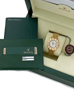 ROLEX ROLEX Date just. Modèle dame en or 18K ref 80318 n° Z846440. Mouvement