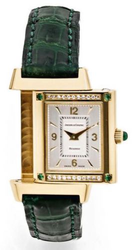 JAEGER-LECOULTRE JAEGER-LECOULTRE Reverso joaillerie dame contemporaine en or. Lunette sertie