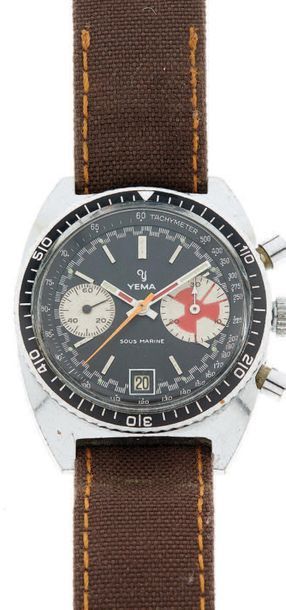 YEMA Sous marine chronographe,Vers 1970