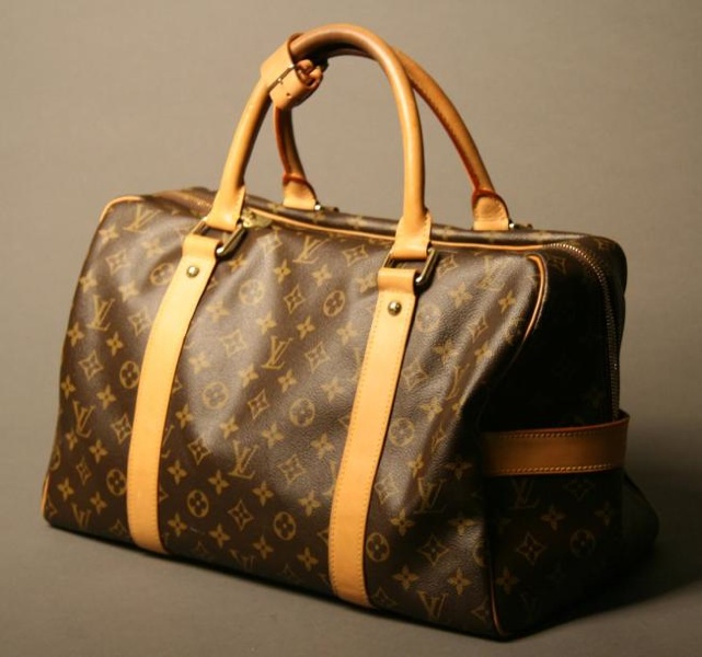 LOUIS VUITTON LOUIS VUITTON Sac de weekend  =CARRYALL en toile monogramme Double anses - vente aux enchères 03/10/2012