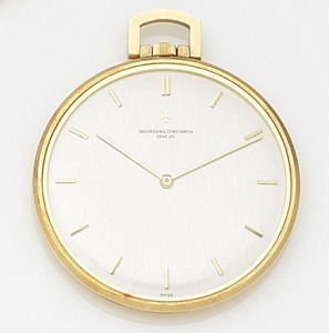 Ref:6914, Case No.437241, Movement No.650181, Sold 19th July 1977 18-jewel Cal.K1001/2 Swiss lever movement adjusted to temperature and 5 positions, Gyromax balance, brushed silvered dial with applied gold faceted baton hour markers, gilt pointed baton ha