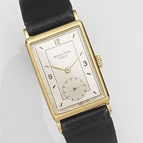 Patek Philippe. An 18ct gold manual wind wristwatch