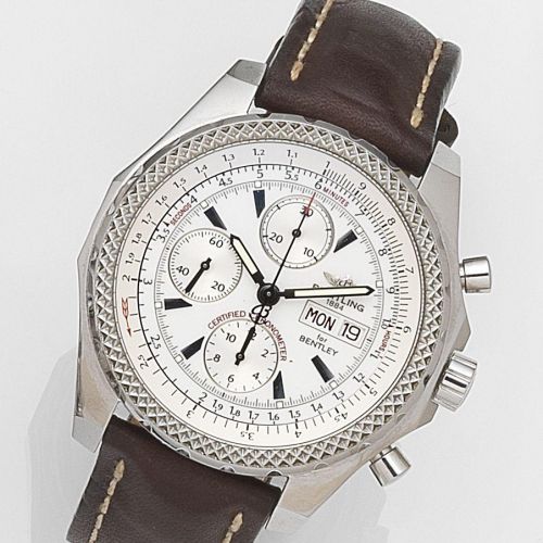 Breitling. A stainless steel automatic calendar chronograph wristwatch