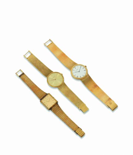 Patek Philippe. An 18ct gold quartz bracelet watch