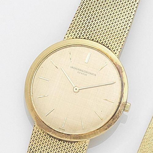 Vacheron & Constantin. An 18ct gold manual wind wristwatch