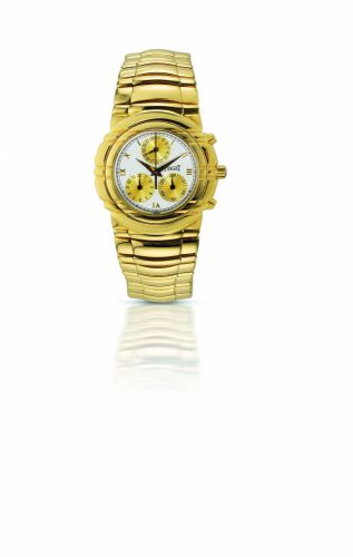 Piaget. An 18ct gold quartz calendar chronograph bracelet watch