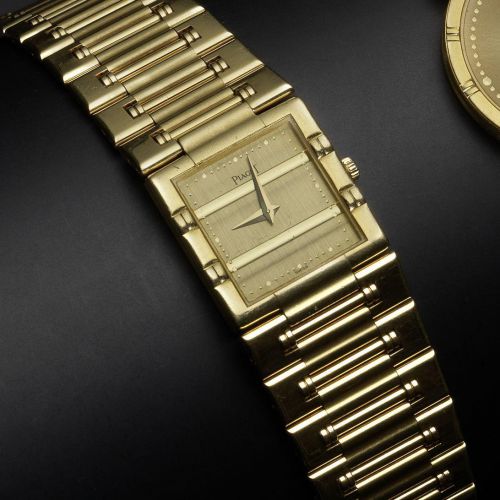 Piaget. An 18ct gold quartz bracelet watch