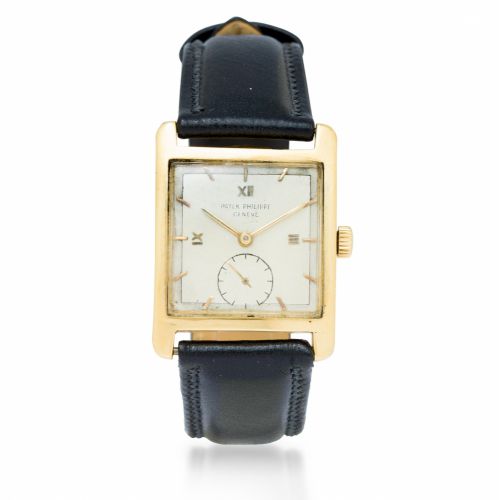 Patek Philippe. A fine 18K gold wristwatch