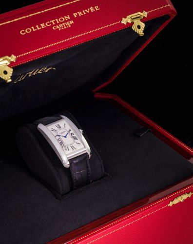 Cartier. A Fine Limited Edition Platinum Wristwatch