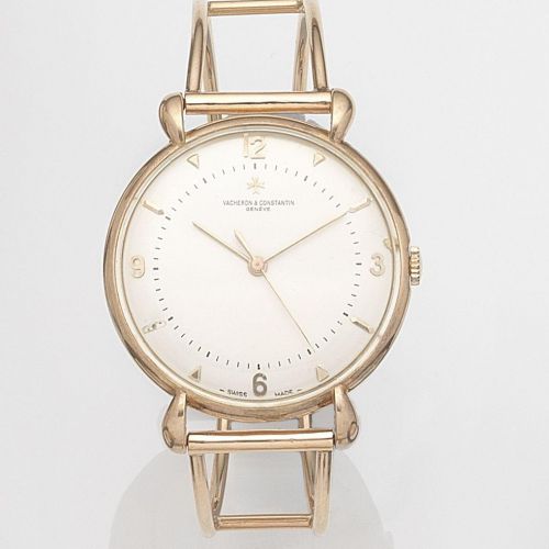 Vacheron Constantin. An 18ct gold manual wind bracelet watch