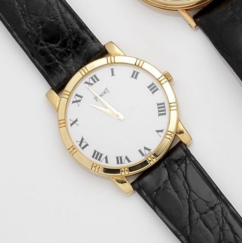 Piaget. An 18ct gold quartz wristwatch