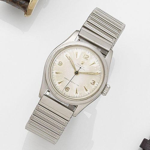 Rolex. A stainless steel automatic bracelet watch