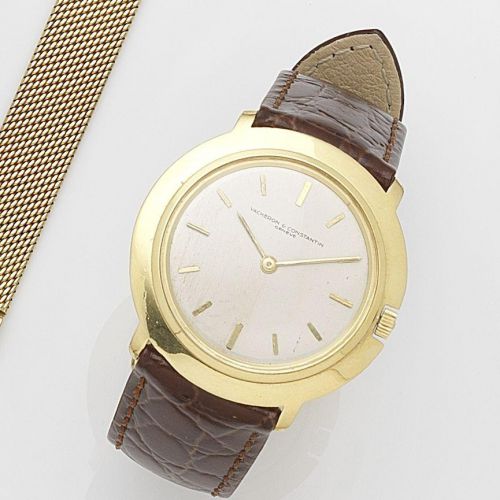 Vacheron Constantin. An 18ct gold manual wind wristwatch