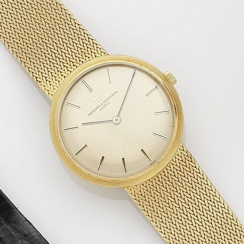 Vacheron Constantin. An 18ct gold manual wind bracelet watch