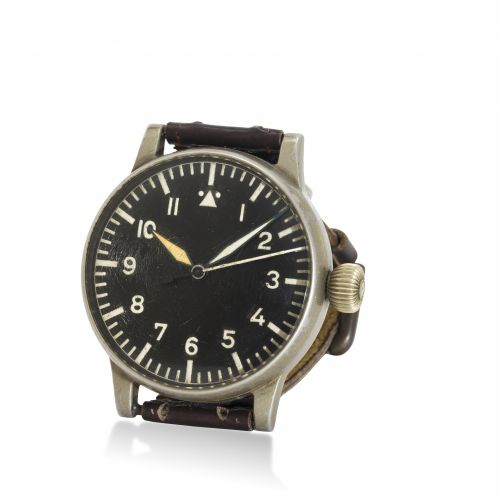 A. Lange & Söhne. A large military pilot's watch with center seconds