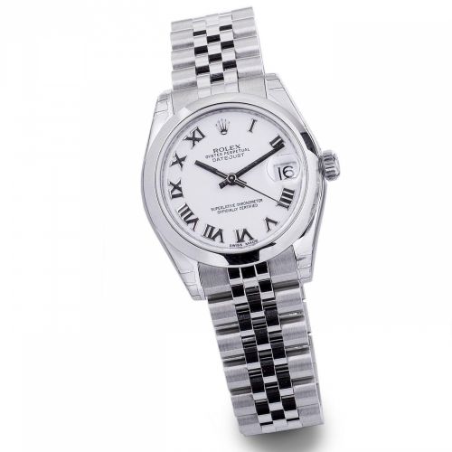Rolex. A mid-size stainless steel automtic calendar bracelet watch