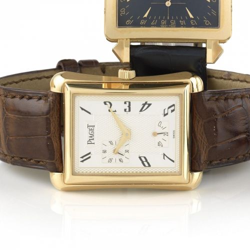 Piaget. An 18K rose gold automatic wristwatch with power reserve