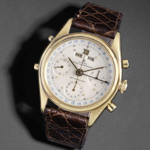 Ref.4767 back 希少品　ROLEX /CHRONOGRAPH トリプルカレンダークロノ　case