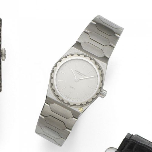 Vacheron Constantin. A lady's stainless steel quartz bracelet watch