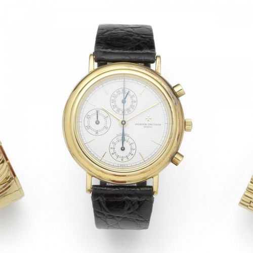 Vacheron Constantin. An 18K gold automatic chronograph wristwatch