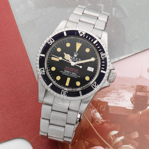 rolex sea dweller second hand