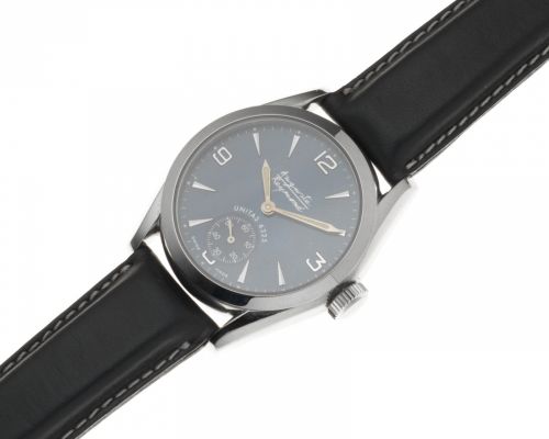 Auguste Raymond. A stainless steel manual wind wristwatch