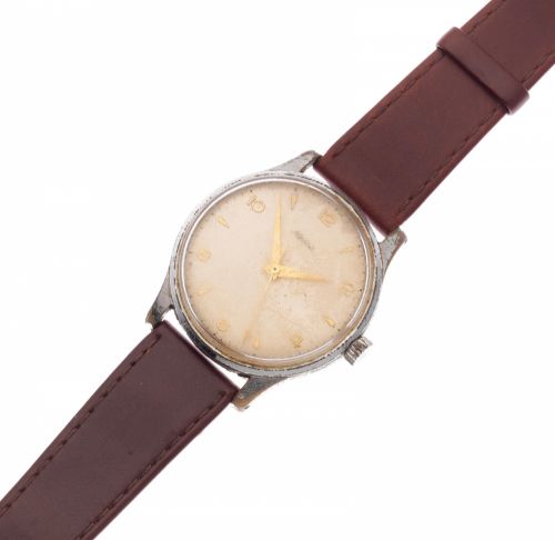 Alpina. A stainless steel manual wind wristwatch