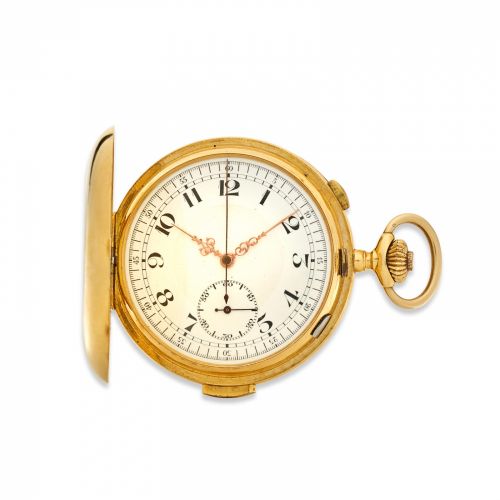 Invicta. An 18K gold quarter repeating chronograph