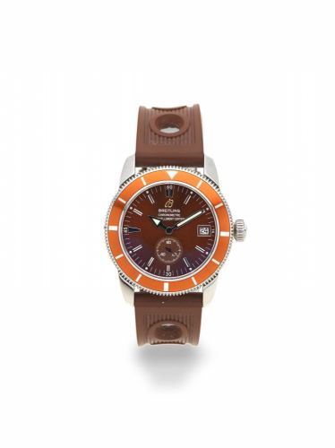 Breitling. A stainless steel automatic calendar wristwatch