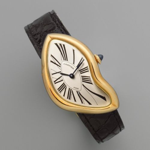 cartier crash watch