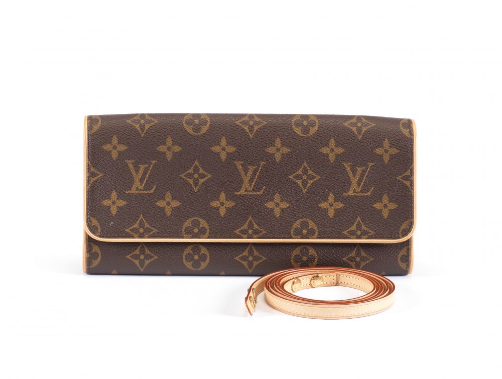 Lot - Louis Vuitton Monogram Florentine Belt Bag 2003