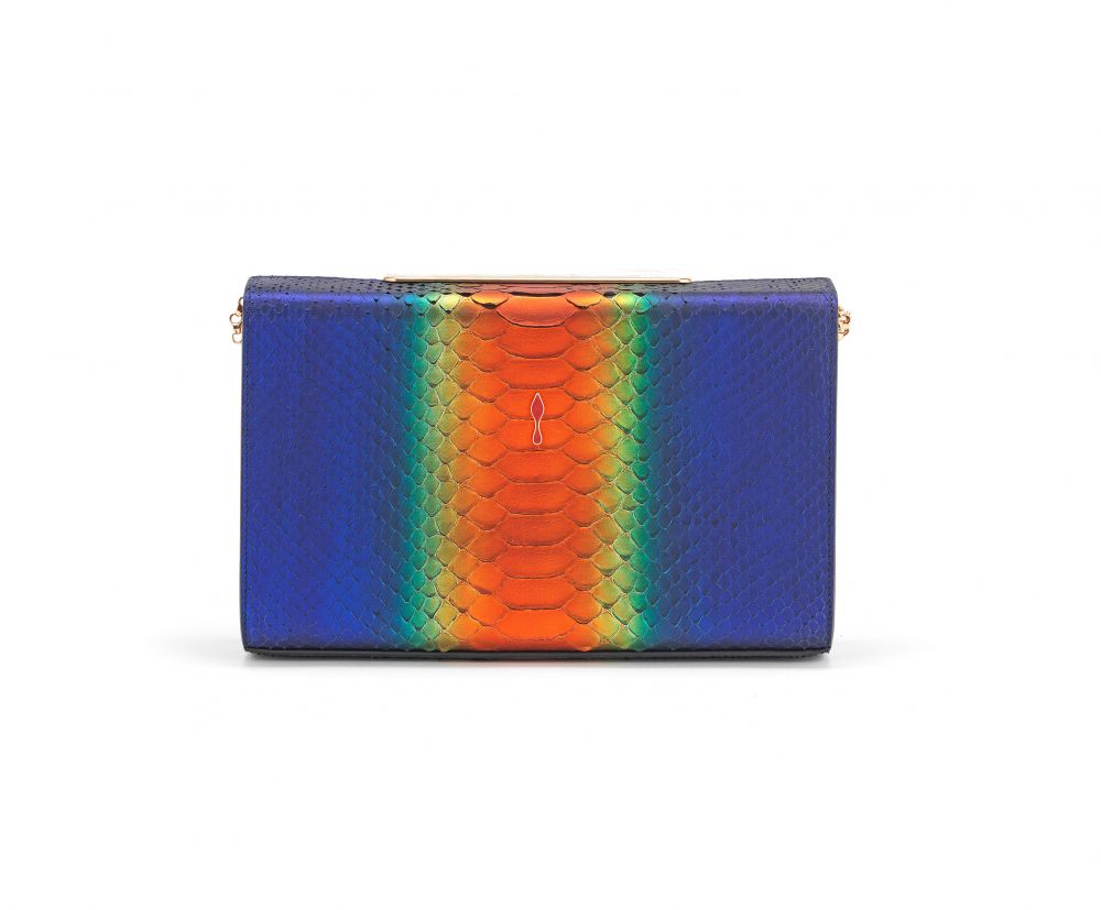 Rainbow Python Vanité Clutch