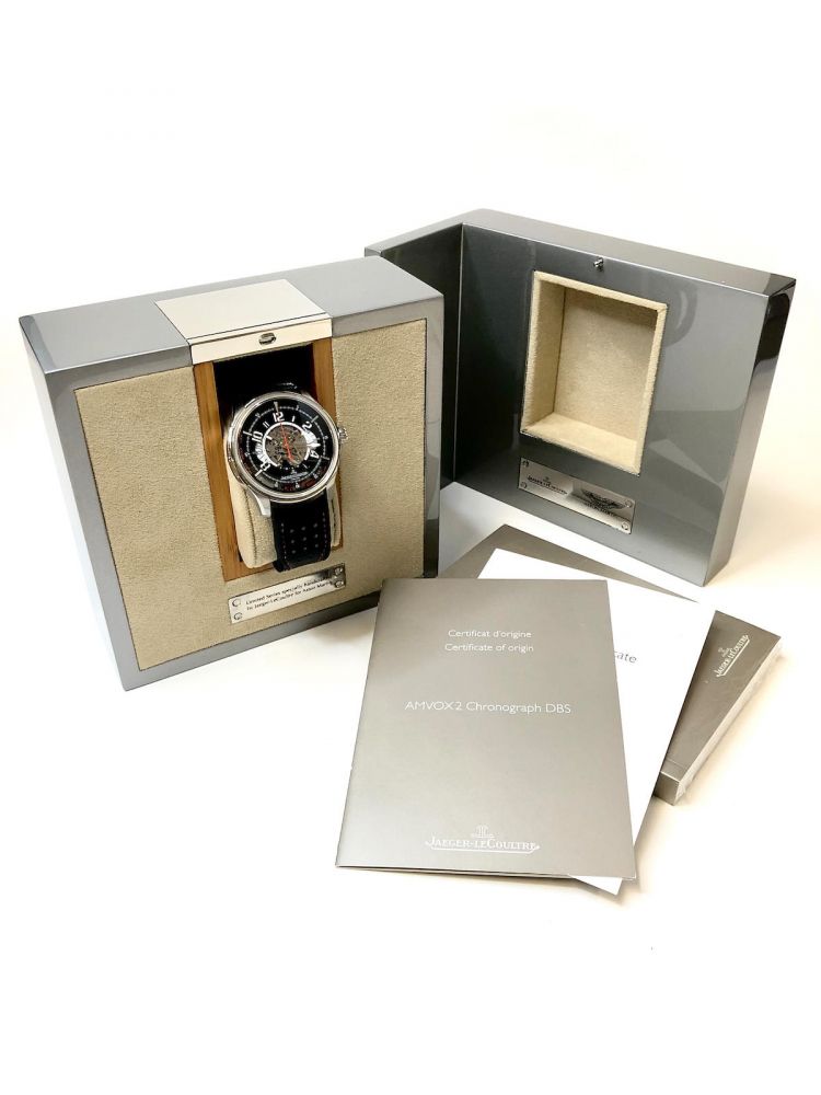 Jaeger-LeCoultre | Aston Martin Amvox 2, A Limited Edition Semi-Skeletonized Titanium Chronograph Wristwatch with Date, Circa 2008