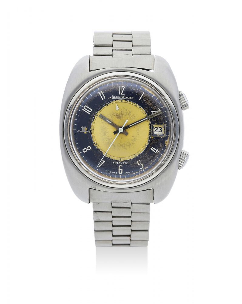 Jaeger-LeCoultre | Memovox, A Stainless Steel Bracelet Watch with Date and Alarm, Circa 1970