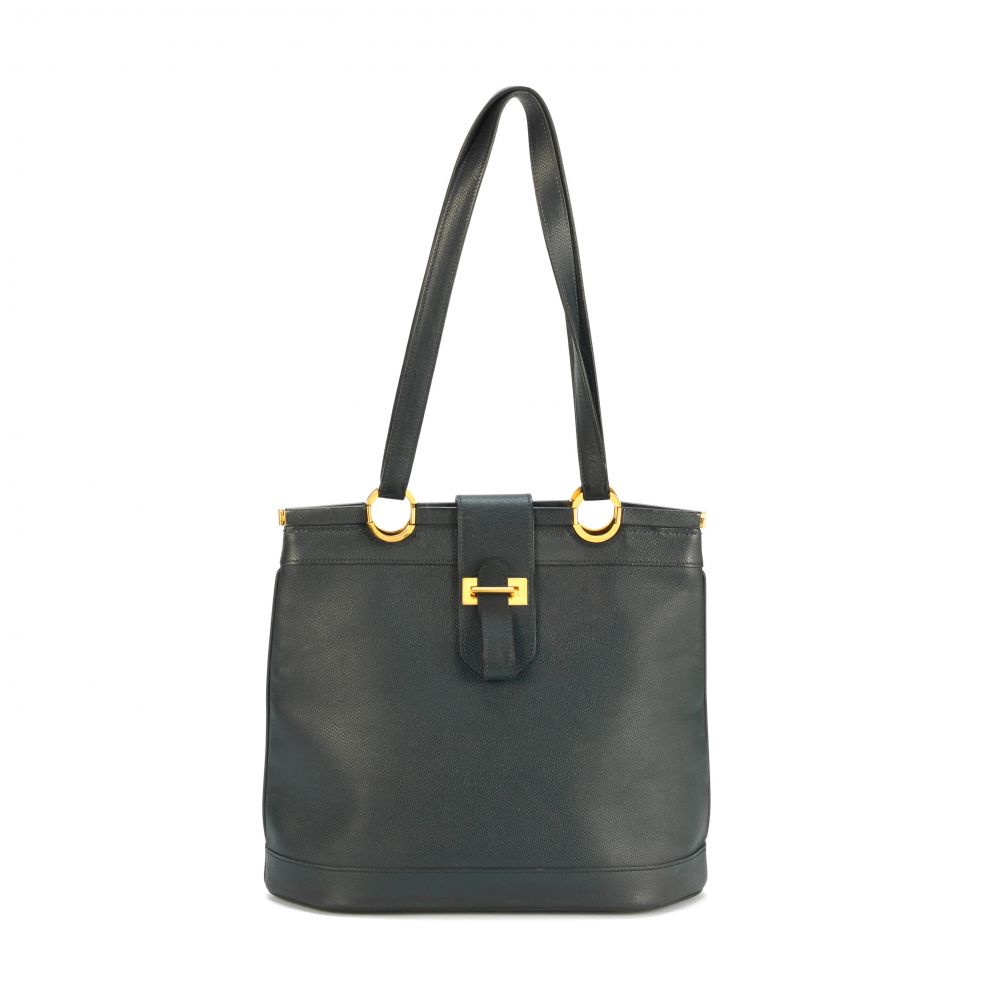 Navy Blue Epsom Berry Bag