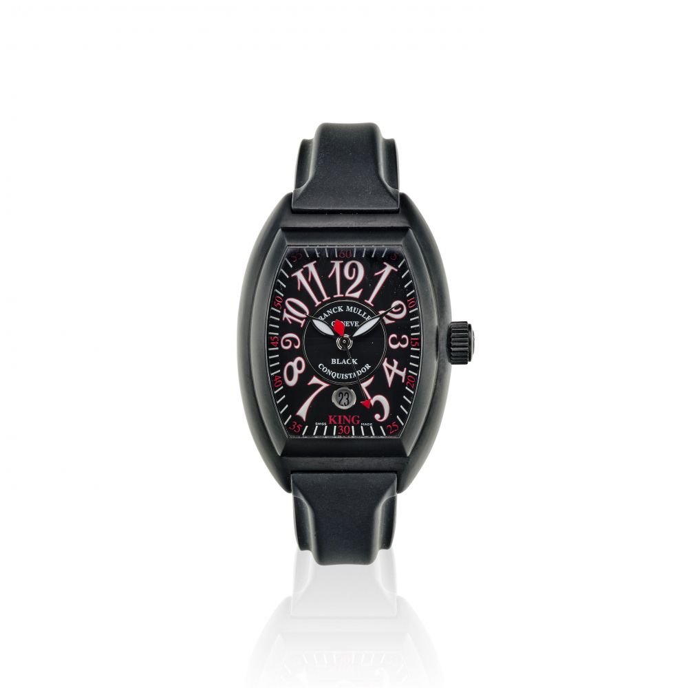 FRANCK MULLER. A STAINLESS STEEL PVD AUTOMATIC CALENDAR WRISTWATCH