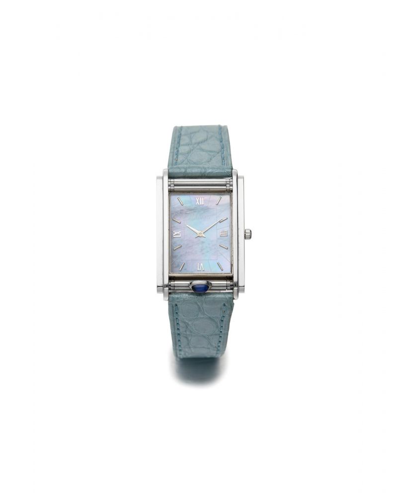 DeLaneau | Golden Dream, A Lady's White Gold Wristwatch, Circa 1995