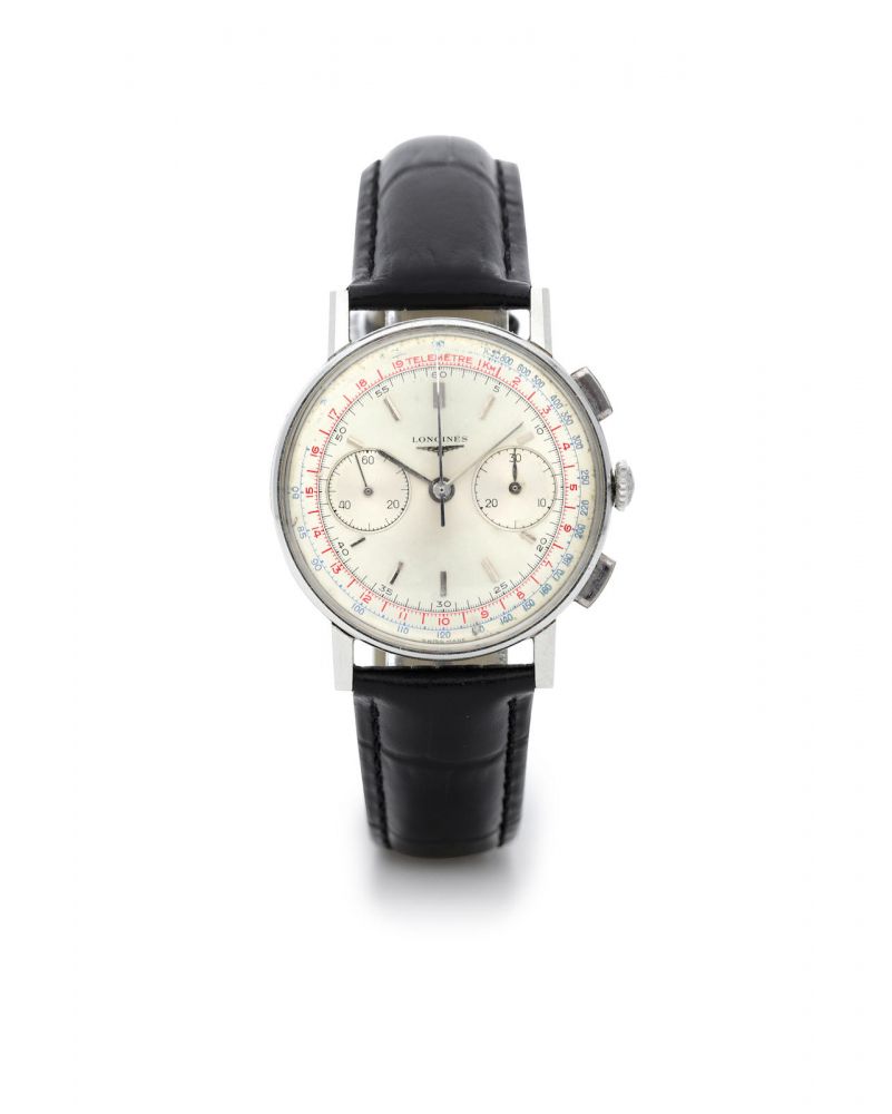 Longines | A Stainless Steel Chronograph Wristwatch, circa 1968