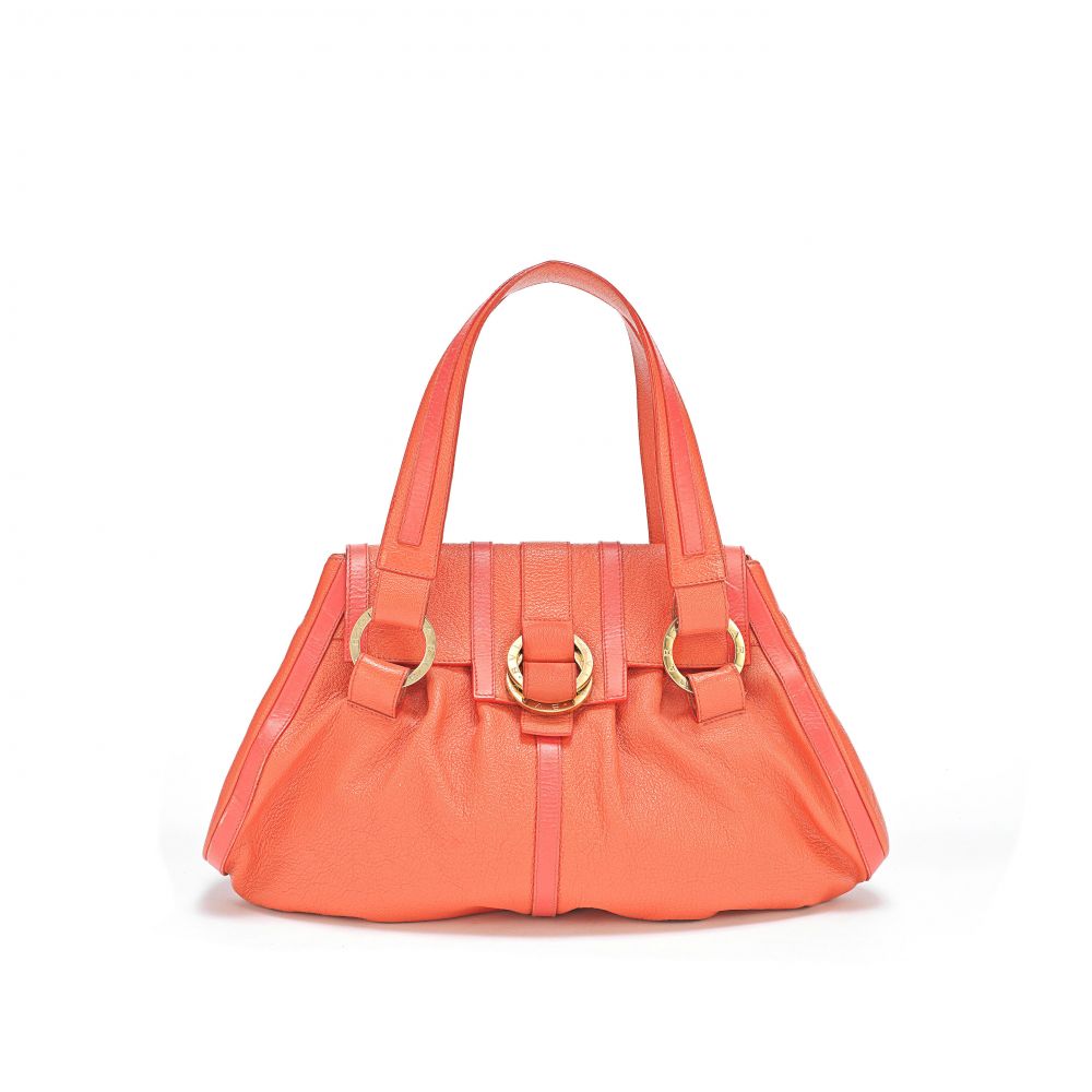 Coral Pink Grebel Handbag