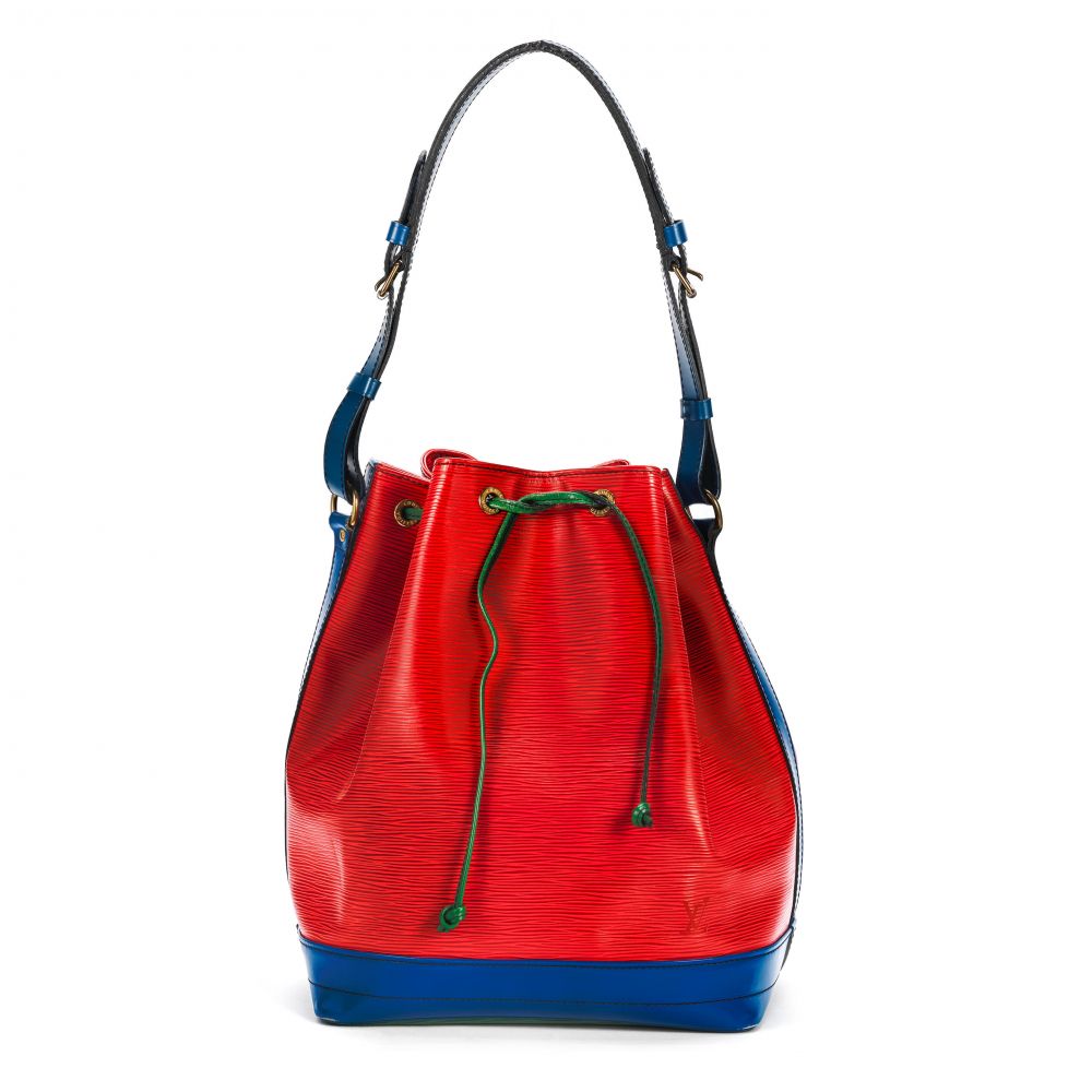 LOUIS VUITTON: A TRI-COLOUR EPI LEATHER NOE GM