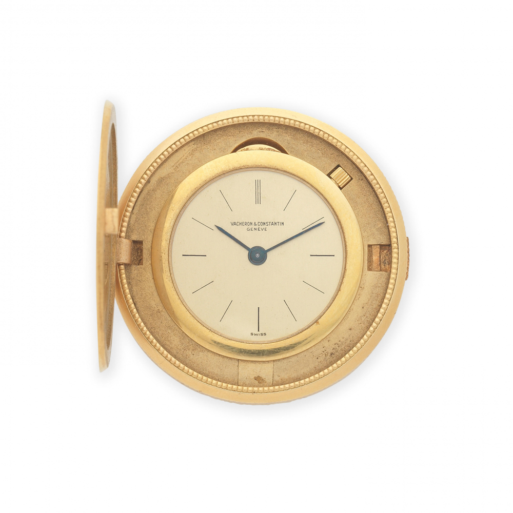 Vacheron & Constantin. An 18K gold manual wind concealed 20 dollar coin watch
