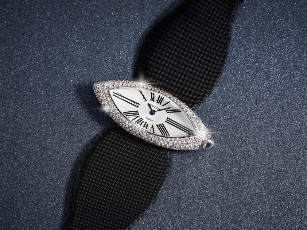 CARTIER | LIBRE CALISSON, REF.WJ303050, A RARE LADY'S WHITE GOLD AND DIAMOND-SET WRISTWATCH, CIRCA 2006