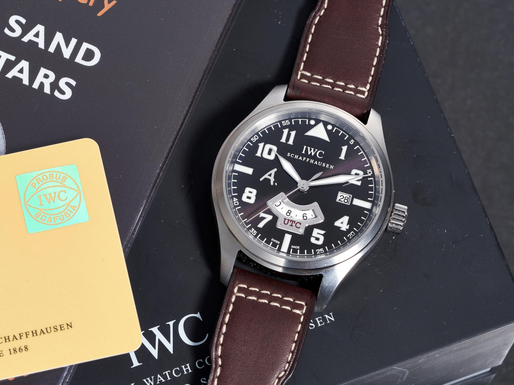 IWC | PILOT'S UTC, REF.IW326104, A NEW OLD STOCK LIMITED EDITION STAINLESS STEEL DUAL TIME WRISTWATCH WITH DATE, CIRCA 2010