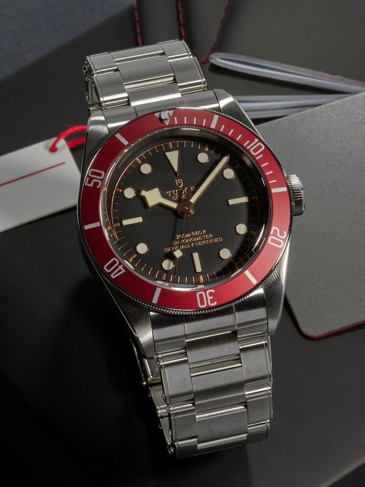 TUDOR | BLACK BAY "RED", REF.79230R, A BRAND NEW STAINLESS STEEL BRACELET WATCH, CIRCA 2022